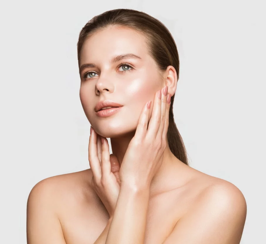 Illustration of a woman after Mesotherapy treatment