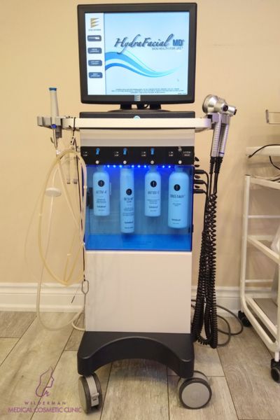 Hydrafacial procedure viktorija - Picture of a the Hydrafacial machine for the treatment on Wilderman Cosmetic Clinic