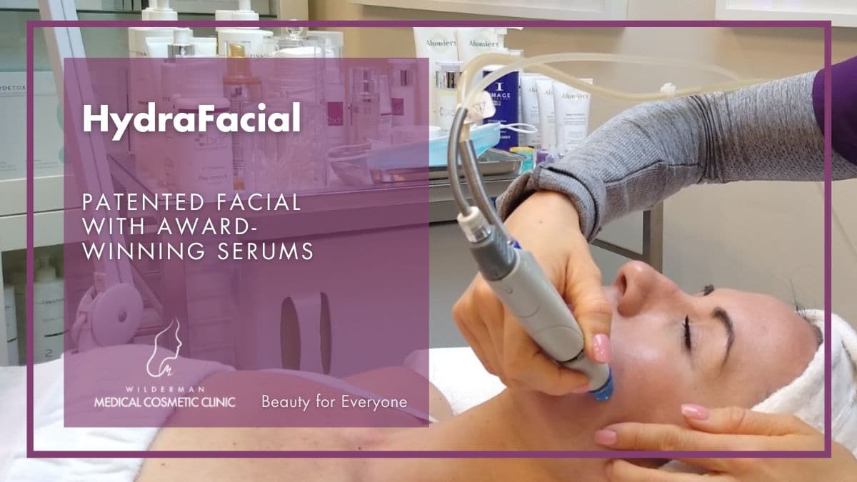 HydraFacial Facial Treatment - A technology of facial treatment to cleanse, exfoliate and hydrate skin - Picture of a patient receiving Hydrafacial at our Medical Cosmetic Clinic