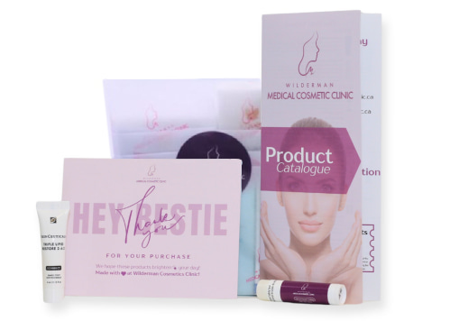 Products Package & gifts -wilderman cosmetic clinic Every purchase always includes a few surprises. Enjoy them!