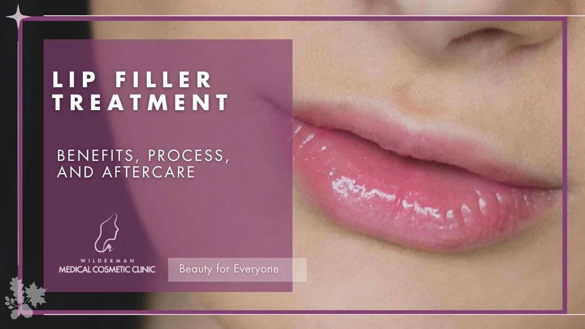 Lip Filler Treatment Benefits, Process, and Aftercare - Photograph of a woman's lips, seen from very close up. - Wilderman Cosmetic Clinic