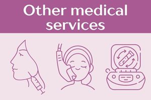 Other Medical Services - Image Banner for the sidebar with small faces on top of the label