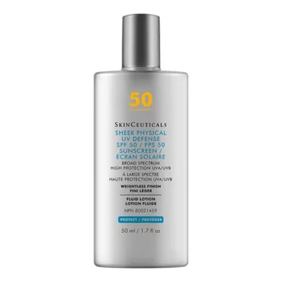 - WCC SHOP- Sheer Physical UV Defense SPF 50 _ - Product Box - SkinCeuticals -