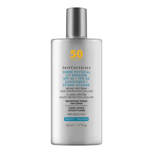 - WCC SHOP- Sheer Physical UV Defense SPF 50 _ - Product Box - SkinCeuticals -